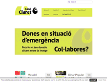 Tablet Screenshot of casalclaret.org